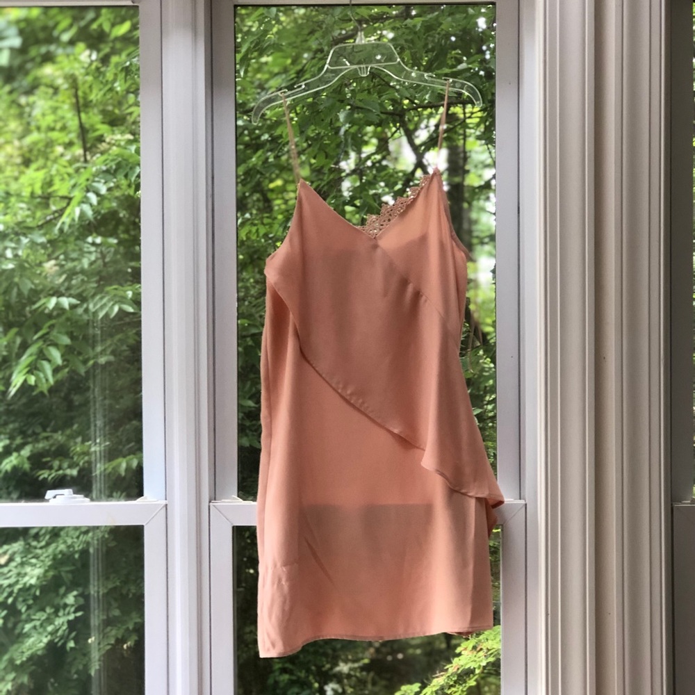 Mango Pink Slip dress